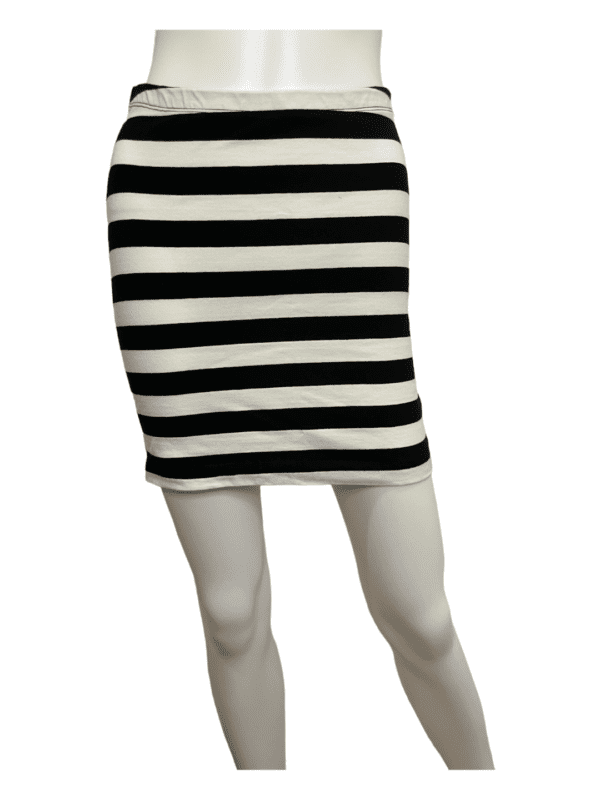 H&M Basic Striped Bodycon Skirt (Size S)