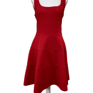 Banana Republic Ponte Fit Flare Dress (Size 6)