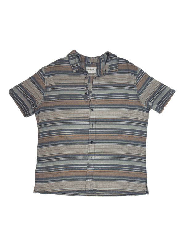 Goodfellow & CO Striped Short Sleeve (Size L)