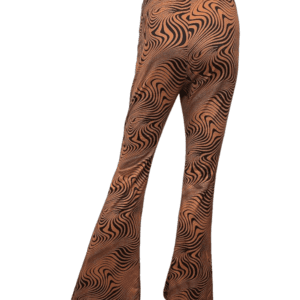 Shein Swirl Print Flare Pant (Size 4) - Image 2