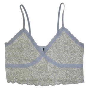 H&M Floral Lace-trimmed Cami Top (Size XL)