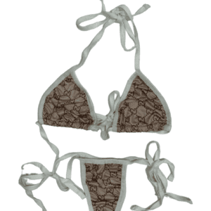 Designer Inspired Thong Bikini Set (L)