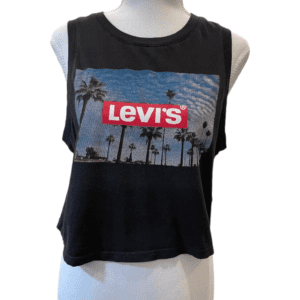 Levi's Graphic Cropped Tank Top (Size S)