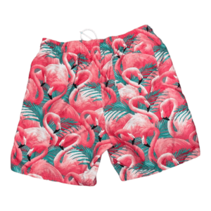 Old Navy Flamingo Print Trunks (Size M) - Image 2