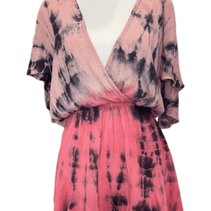 Fraiche by J Flutter Sleeve Romper (Size S)