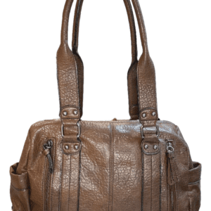 Vintage Plum Pebble Handbag