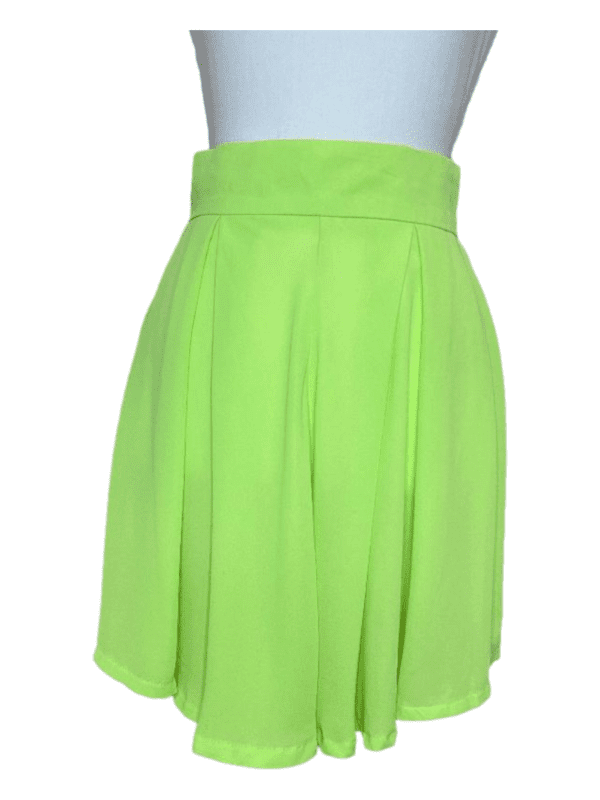 Sheer Neon Green Skirt (Size S)