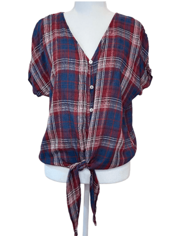 Universal Thread Plaid Short Sleeve (Size S)