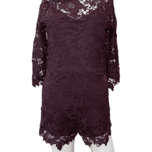 She +Sky Lace Romper (Size S)