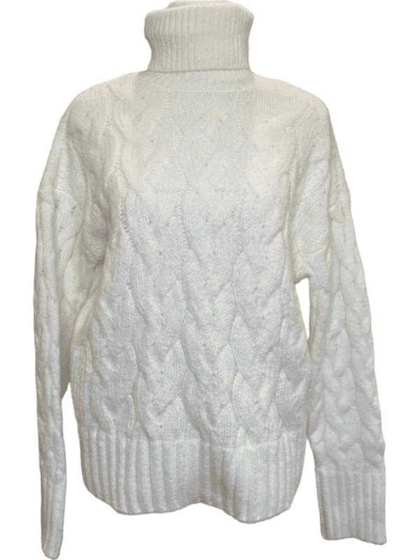 a.n.a Oversized Cable Knit Sweater (Size S)