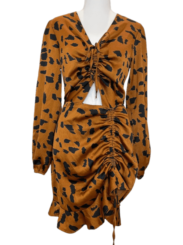 C+D+M Ruched Mini Dress (Size M)