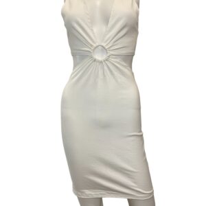 Boohoo O Ring Cut Out Bodycon Dress (Size 6)
