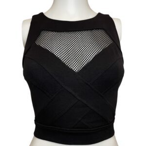 Guess Mesh Crop Top (Size XS)