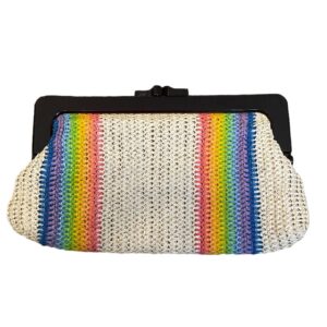 Vintage 70s Rainbow Clutch