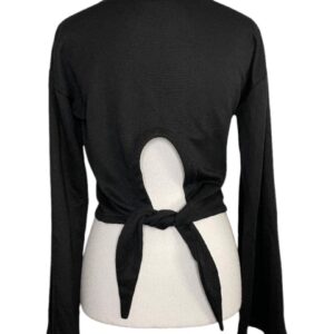Anthropologie Drew Self Tie Crop Top (Size XS) - Image 2