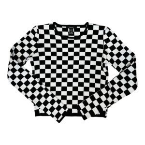 Forever 21 Checkered Sweater Crop (Size M)