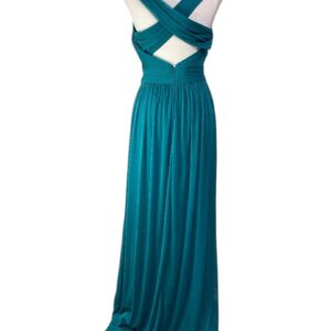 David's Bridal Long Mesh Dress (Size 8) - Image 2