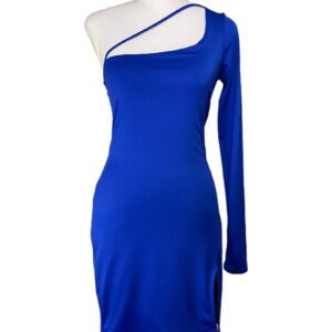 MM One Shoulder Slope Dress (Size M)