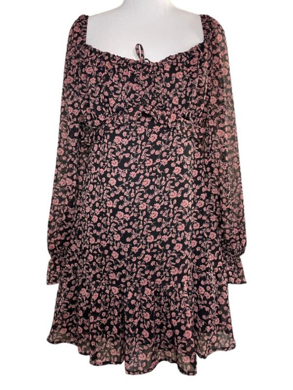 Trixxi Floral Long Sleeve Dress (Size M)
