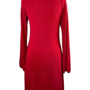 Red Long Sleeve Dress (Size M) - Image 2